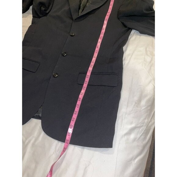 Emanuel Ungaro Mens Black Wool Suit Jacket Blazer 39L/33W - Picture 4 of 5